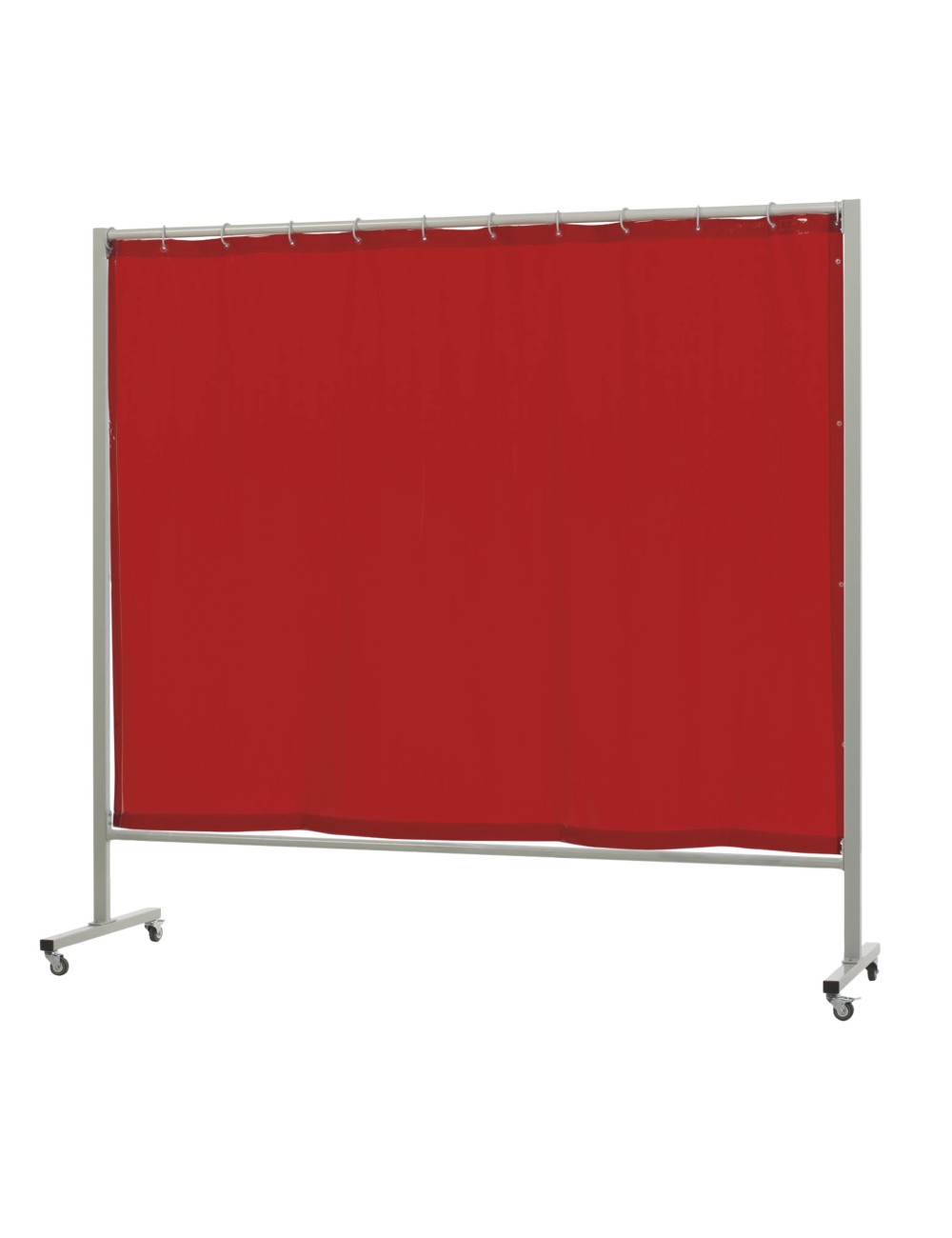 Orange Welding Curtain Opti 215.O On Wheels 2X2.15M